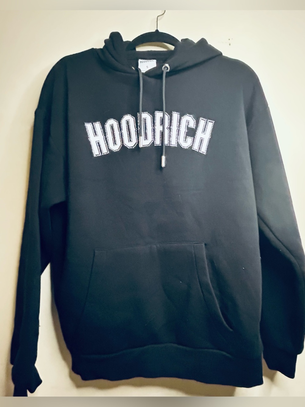 Black Logo Pullover Hoodie